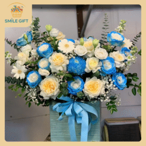 giỏ hoa tươi sang trọng