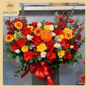 giỏ hoa tươi sang trọng