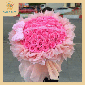 bó hoa tặng bạn gái