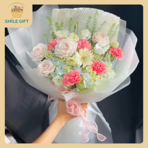 bó hoa tặng bạn gái